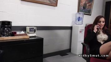 Babe anal fisting and fucking sales woman