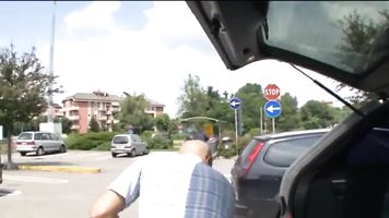 Teenager picked up by a mature man and brutally slammed