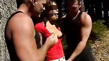 Raped wife screaming with pain and humiliation in desadov porn movie filled with rough sex.