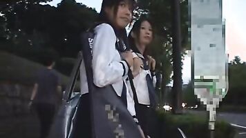 JAV girls in amateur brutal porn movies have their tight pussies and assholes fucked with no remorse.