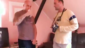 A wife in a homemade video being forced to perform sex acts against her will.