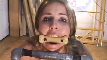 35. The brutal fucking was clear in the real rape xxx homemade video, as the victim's ass burns in pain.