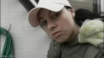 Drunk girl was forced in the brutal fuck video.