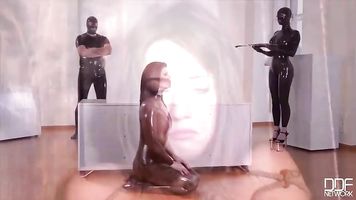 Human pony Luna Rival spanked, dominated & fucked by mistress Brandy Smile