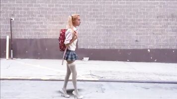 20. Girls begged for mercy in the amateur porn film.