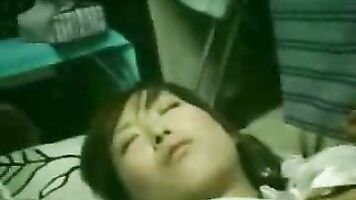 A hot girl is forced and raped in a porn movie with a brutal fuck and a rough rape sex scene, she is degraded and violated.