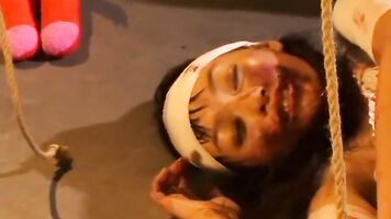 Oral sex before brutal fuck in a rape sex movie.