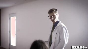 Psych teen patient banged by a doctors in a threesome