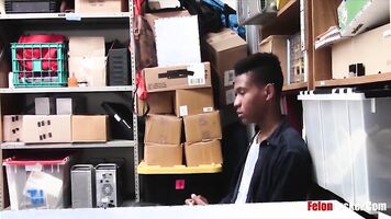 Straight Black Teen Boy By White Cop