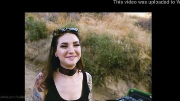 Rocky Emerson gets cruel bondage, face fucking, and cum to the eye in the tradition of Ralph Waldo Emerson - Domthenation.com - new outdoor BDSM cinema documentary site coming soon