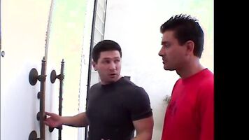 Sluts asshole expanded by two dicks