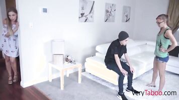 Mom rescues sons sex life from an abusve relationship