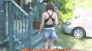 Young girl forced to have slobbery oral sex with stranger in amateur brutal xxx porn movie.